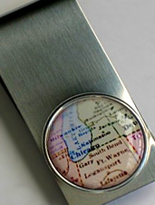 UD - Chicago Map Money Clip