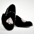 UD - Just Some Velvet Tuxedo Slippers...
