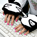 UD - USB Panda Warming Gloves