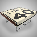 UD - Furniture Made from LA Street Signs
