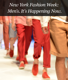 New York Fashion Week: Men’s. It’s Happening Now.