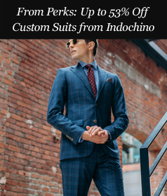 From Perks: Up to 53% Off Custom Suits from Indochino