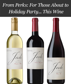 From Perks: For Those About to Holiday Party... This Wine