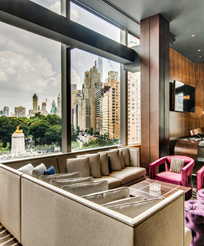 A Huge Lounge High Atop Columbus Circle