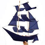 UD - A Kite Shaped Like a Pirate Ship