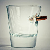 UD - This Shot Glass Appears to Have a Bullet in It