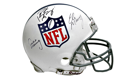 Signed NFL Football Helmets