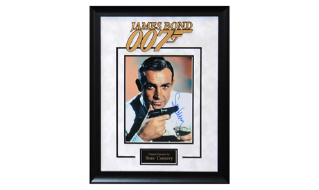 Signed James Bond Memorabilia