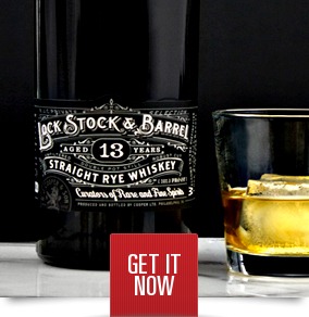 Lock Stock & Barrel 13 Year Rye Whiskey