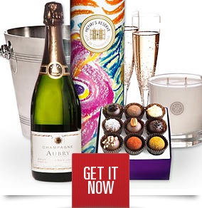 Champagne. Chocolates. Candles...