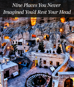 Nine Places You Never Imagined You'd Rest Your Head