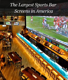 The Largest Sports Bar Screens in America