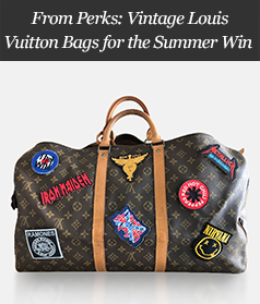 From Perks: Vintage Louis Vuitton Bags for the Summer Win