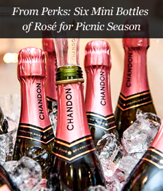 From Perks: Six Mini Bottles of Rosé for Picnic Season