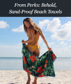 From Perks: Behold, Sand-Proof Beach Towels