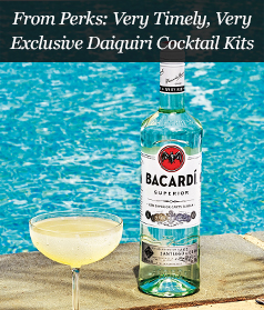 From Perks: Very Timely, Very Exclusive Daiquiri Cocktail Kits