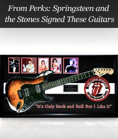 From Perks: Springsteen and the Stones Signed These Guitars
