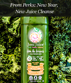 From Perks: New Year, New Juice Cleanse
