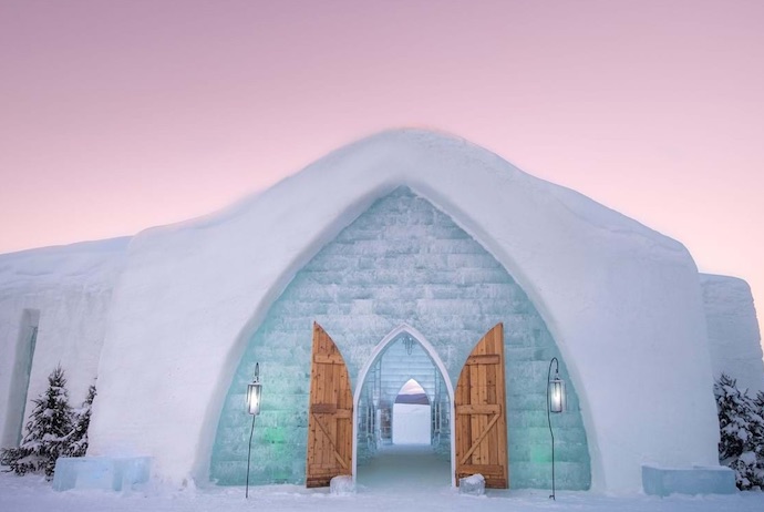 Hôtel de Glace ice hotel quebec