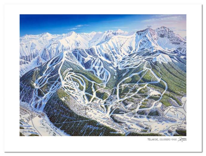 James Niehues ski maps