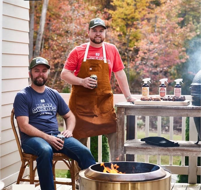 meat sweats founders Adam Bell and Scott Chalkley 