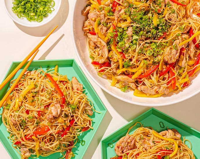 Ming Tsai Chicken Chow Mein on Goldbelly.