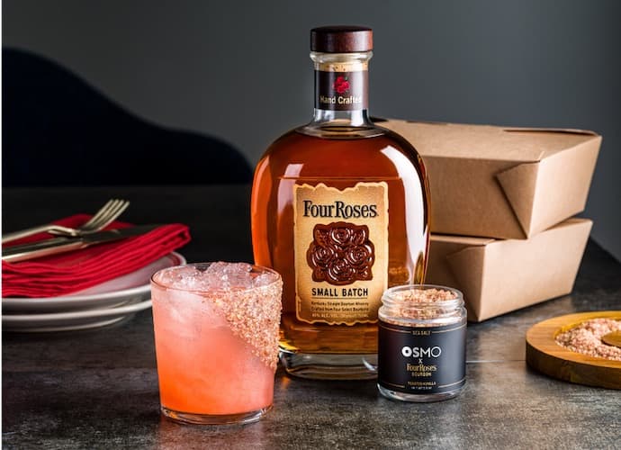 four roses bourbon and osmo salt