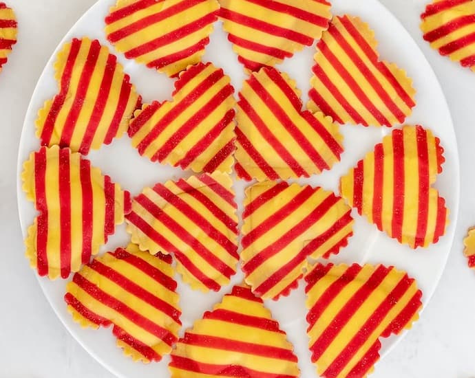 nonna dora's heart shaped ravioli