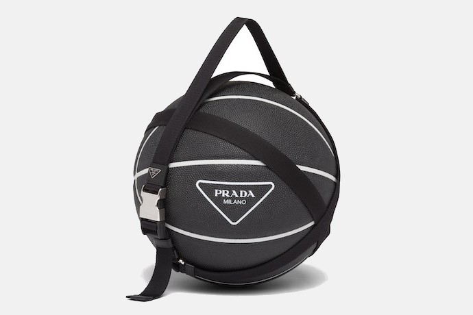 prada basketball with carrier