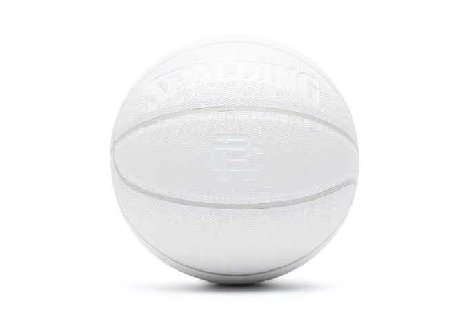 reigning champ all-white spalding basketball