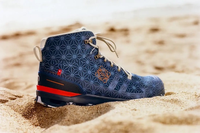 Loewe x On Running starry blue hiking boot