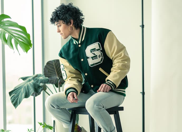 stadium goods stadium letterman jacket