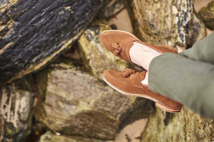 Crockett & Jones unstructured loafers