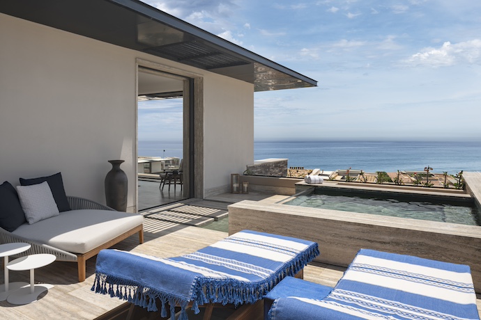 terrace and plunge pool at Zadún, a Ritz-Carlton Reserve