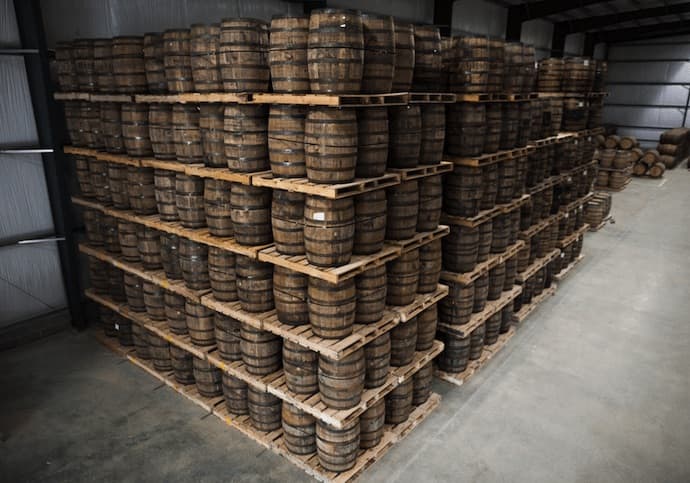 virginia distillery casks