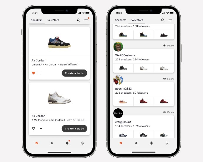 tradeblock sneaker app