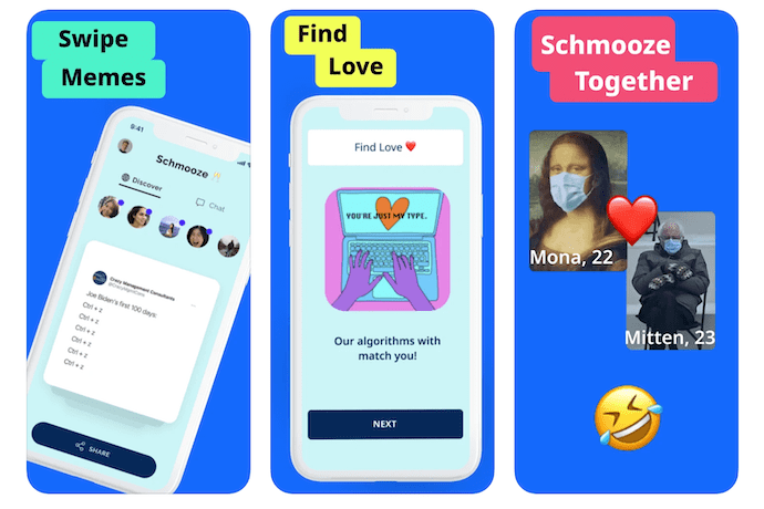 schmooze dating app