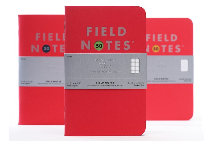 field notes 50th set memo bookk