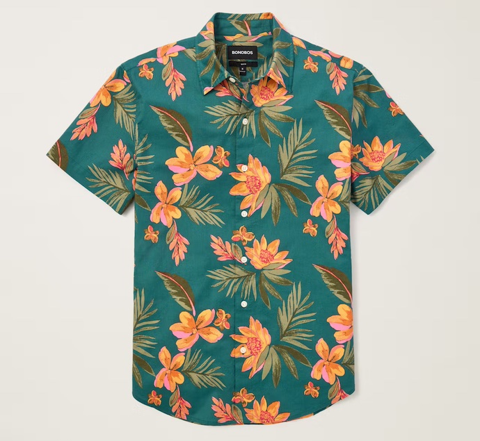 bonobos floral shirt