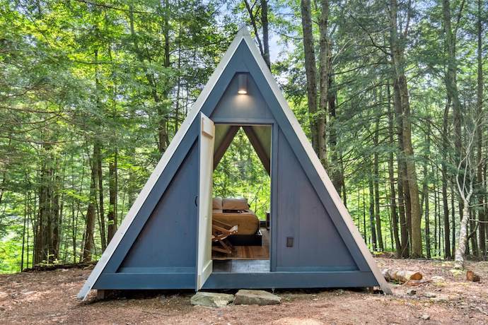 Callicoon Hills a-frame cabin