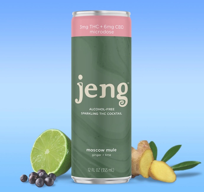 jeng moscow mule sparkling thc drink