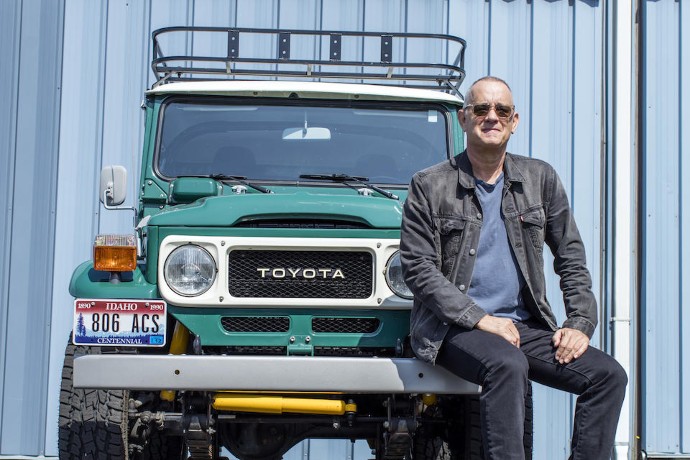 tom hanks FJ toyota land cruiser