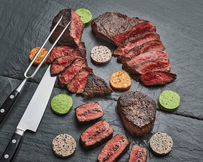 Daniel Boulud's Wagyu Steak and Butter Kit on Goldbelly