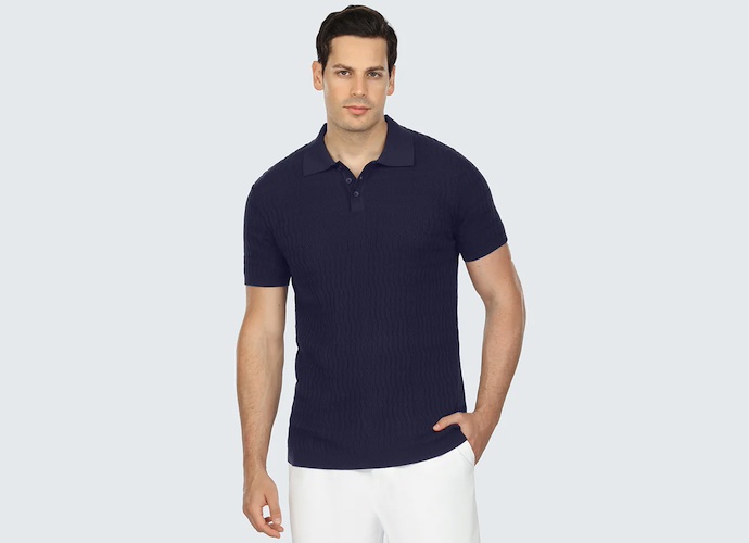 Vuustra knitted polo