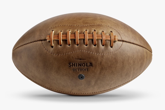 shinola leather football