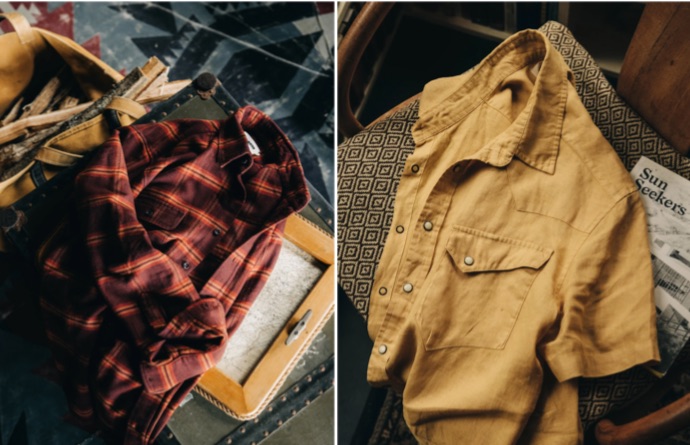 taylor stitch flannel shirt and jacket