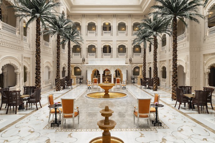 raffles jaipur lobby