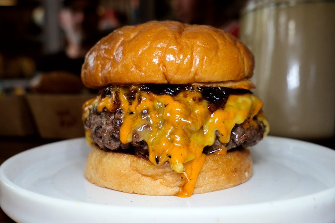 the loser burger at Hundred Burgers in spain