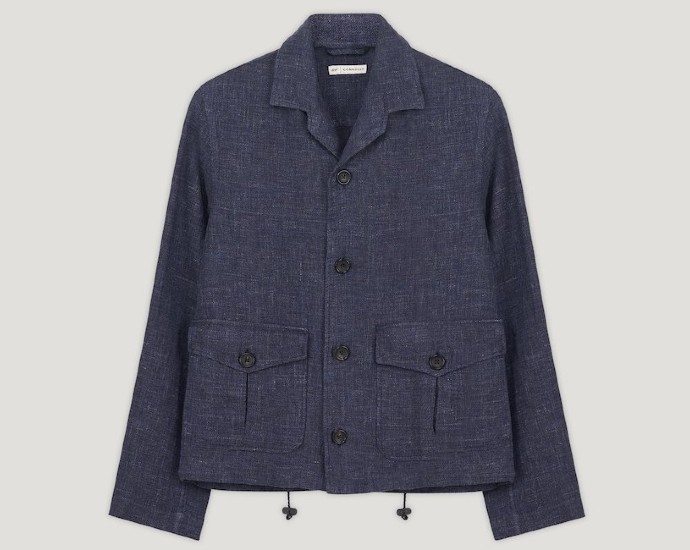 connolly linen giubbino jacket