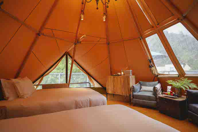 Songtsam Glamping Palpa luxury safari tent